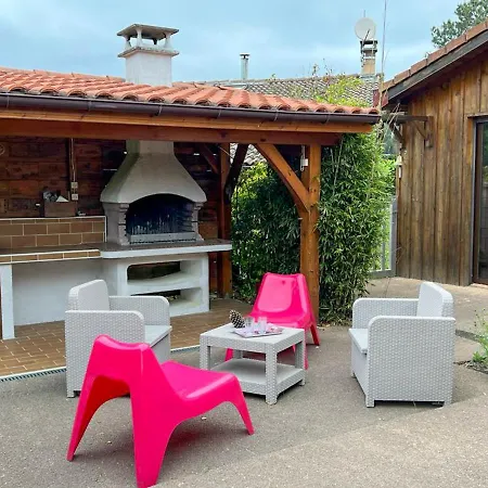 La Du Bonheur ~ Maison Chaleureuse Au Calme بيت للعطل Onesse-et-Laharie
